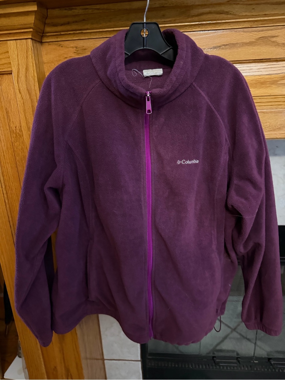 Columbia Girls' Plum Full-Zip Fleece Jacket